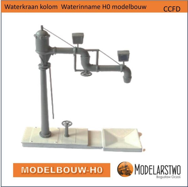 Waterkraan  H0 Bouwpakket CCFD