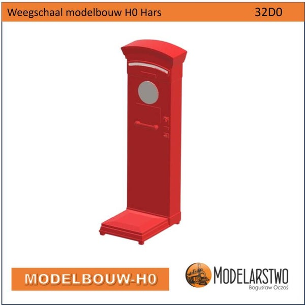 Weegschaal  modelbouw H0 32D0