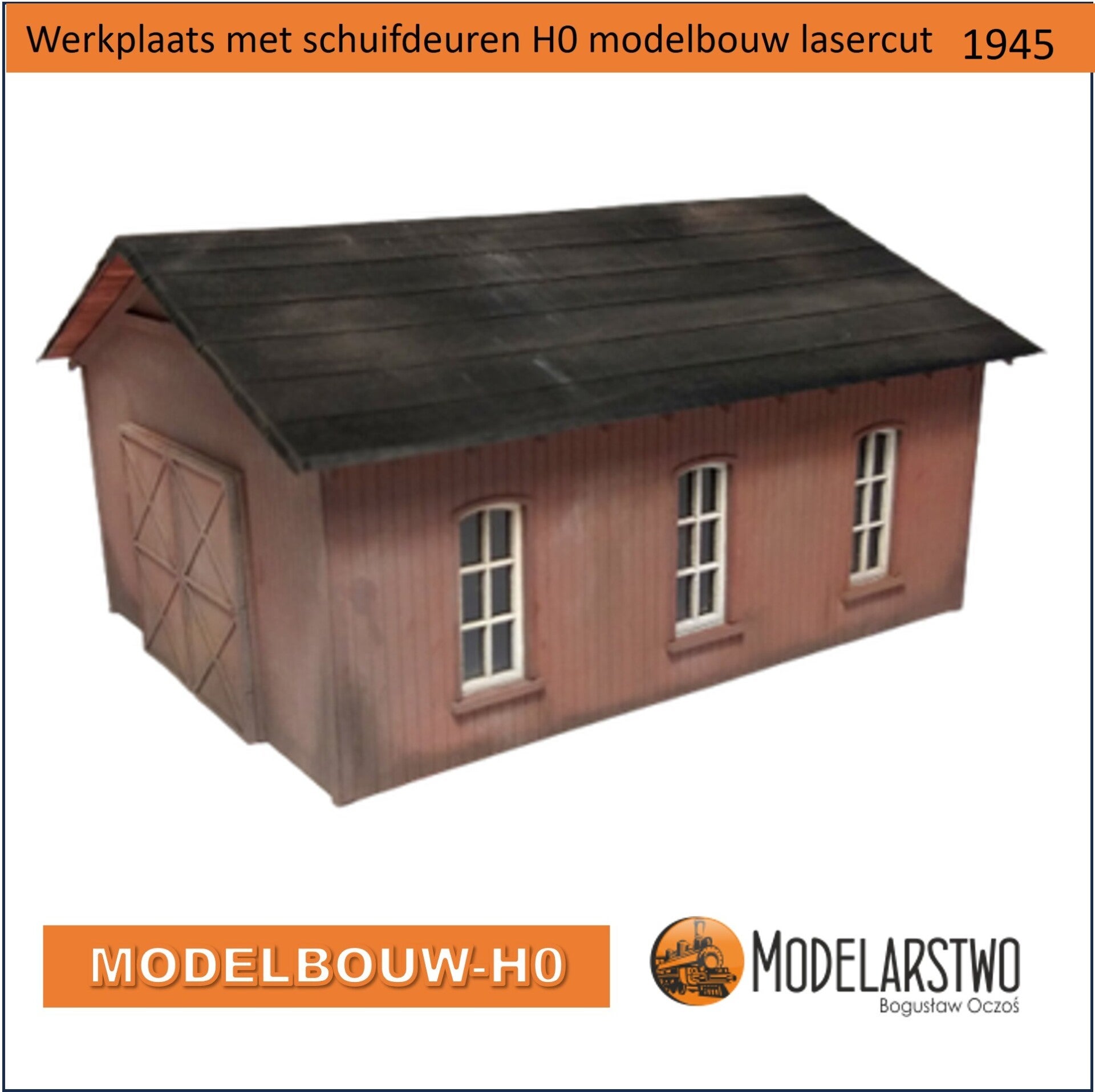 Werkplaats schuifdeur Modelbou  H0