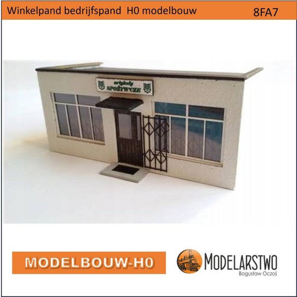 Winkelpand  H0 lasercut karton 8FA7