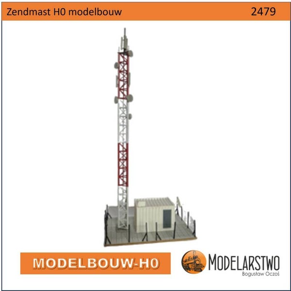 Zendmast  Modelbouw H0 Bouwpakket 2479