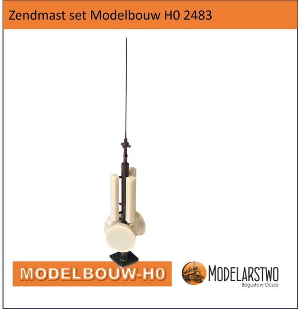 Zendmast set Modelbouw H0 2483