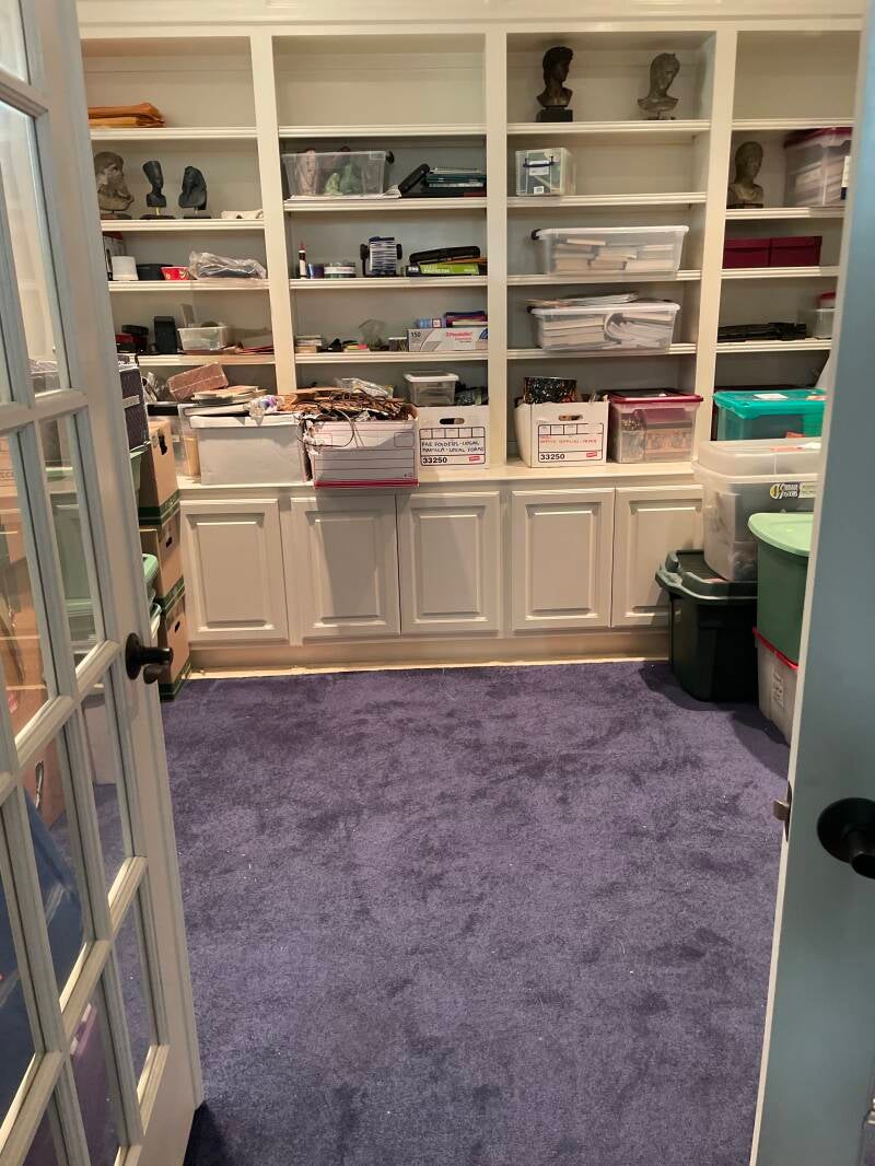 After Houston Junk removal. junk-or-not . After removing the clutter . Junk-or-not removed the junk and haulded it away. We donated and recycled. 