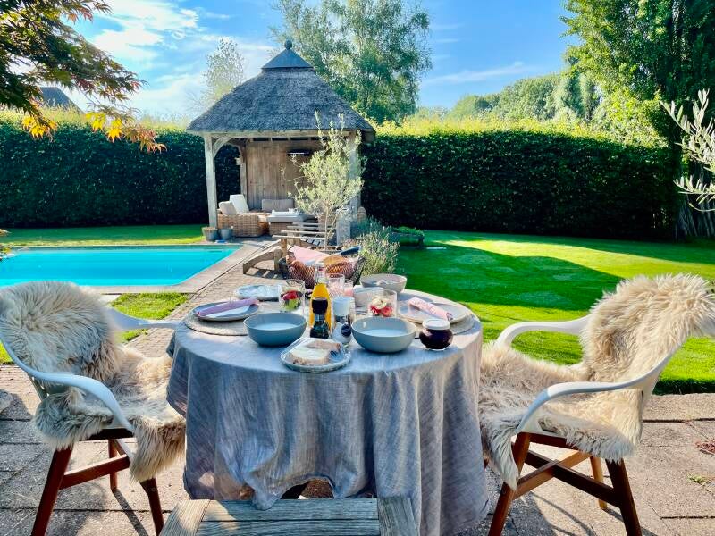 Start of a perfect day, ontbijt , relax, luxe