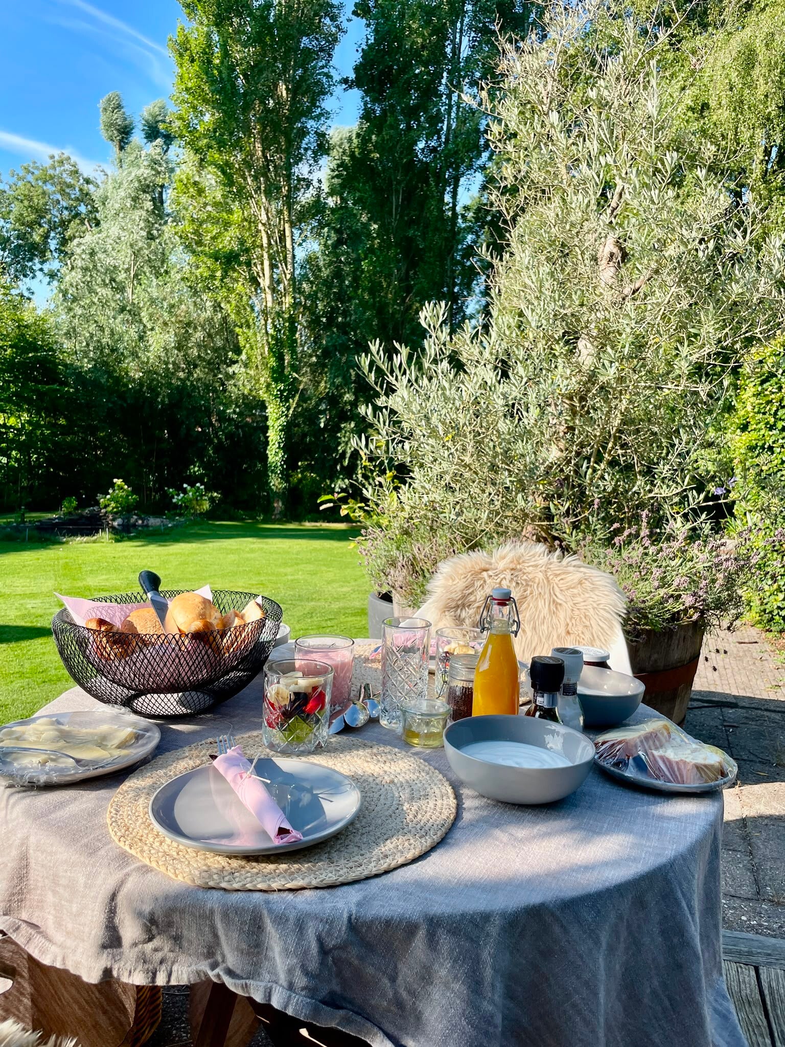 Ontbijt .,Biesboschhuys, luxe, uitzicht