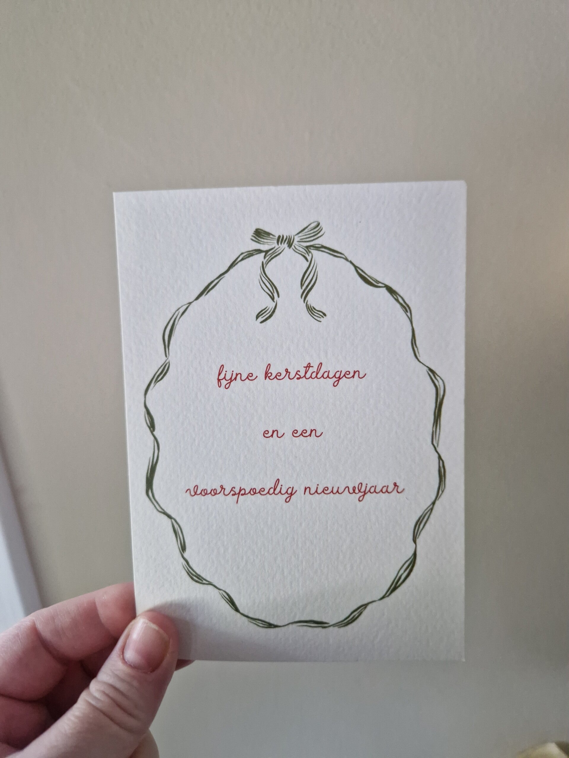 Kerstkaart fijne Kerstdagen