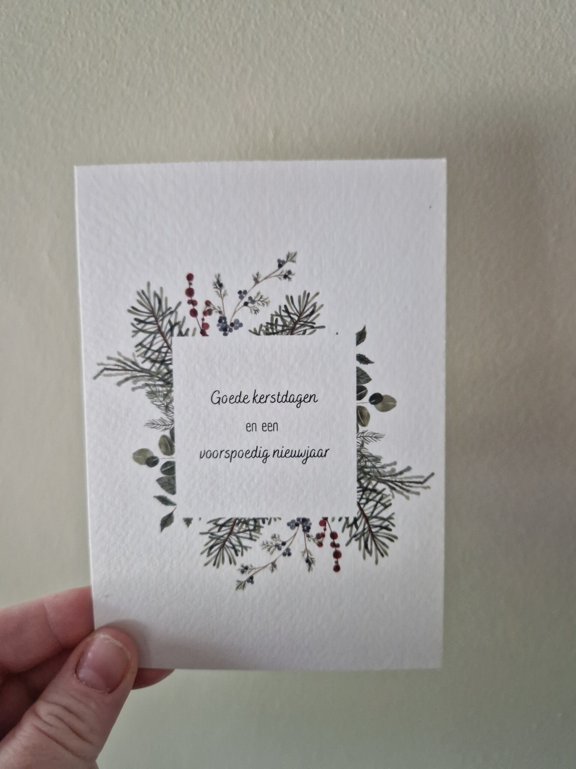 Kerstkaart frame