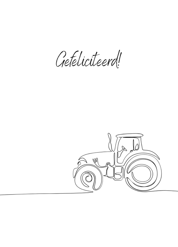 Kaart lijntekening trekker