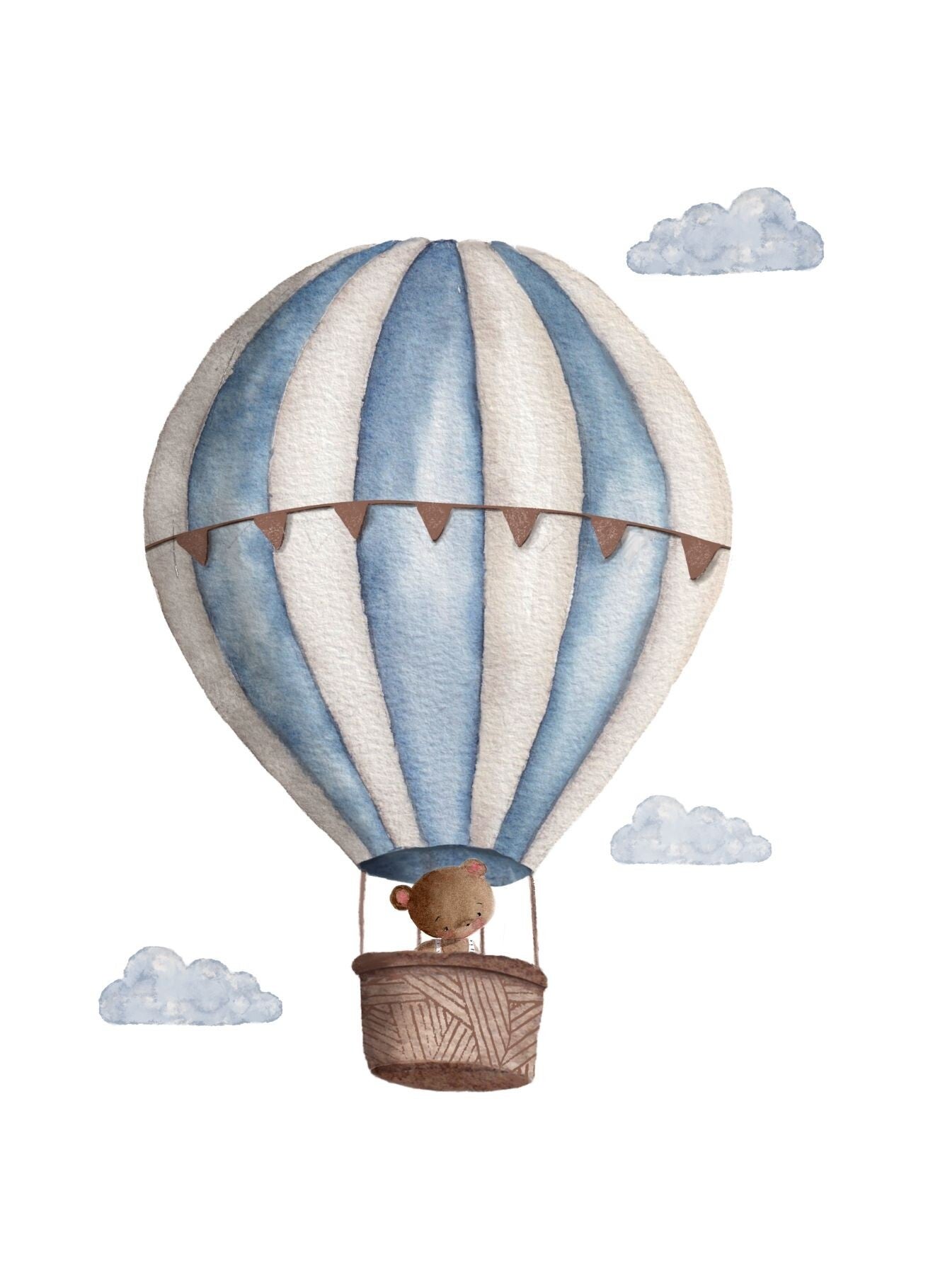 Kaart luchtballon