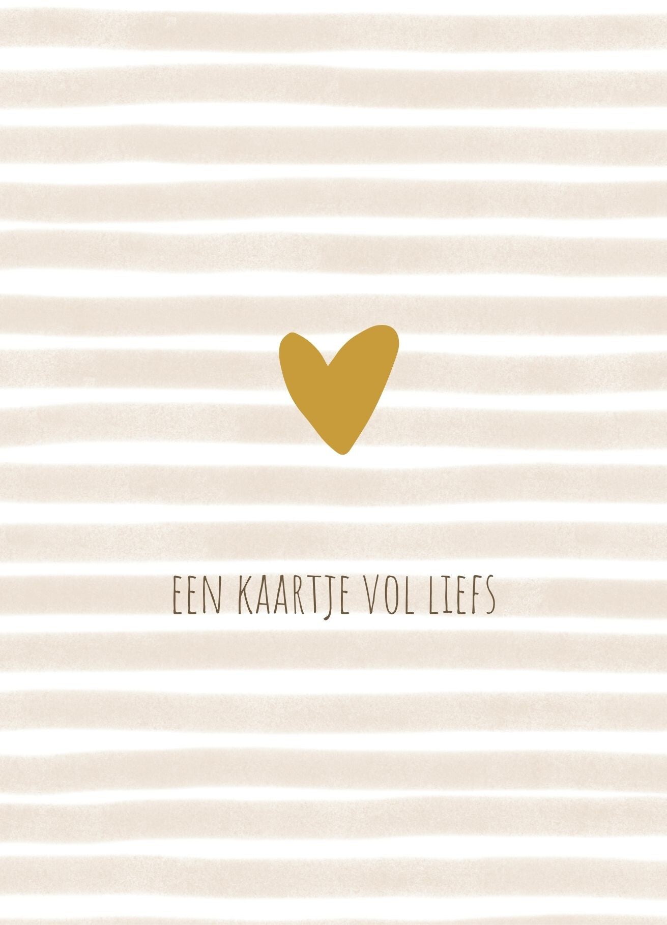 Kaartje vol liefs