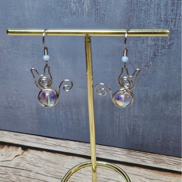 Cat earrings