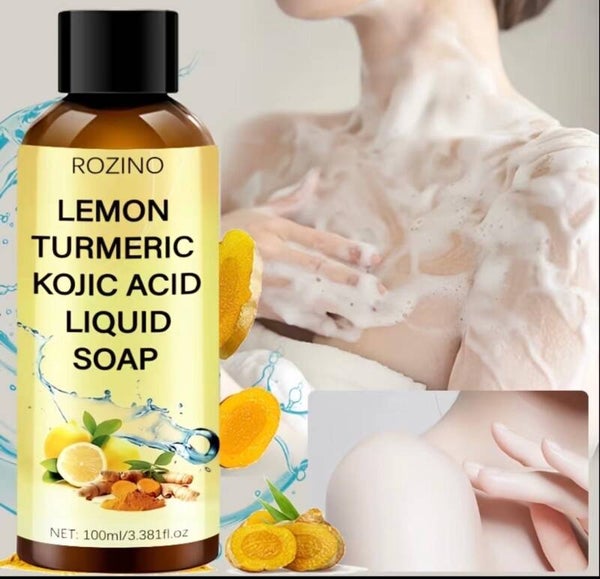 Skin lightening body wash