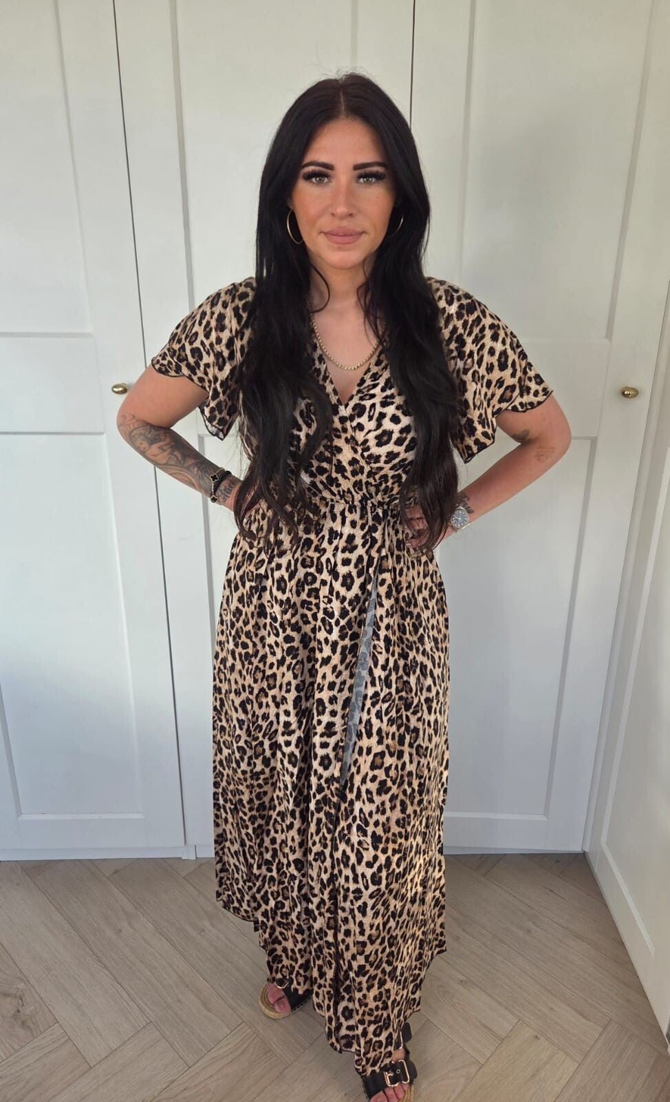 Leopard jurk