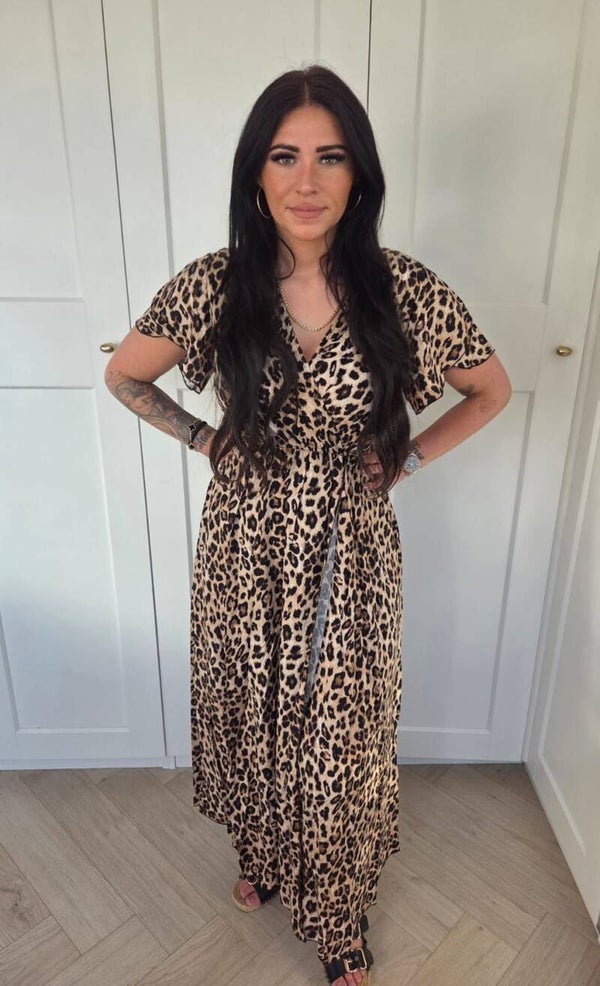 Leopard jurk