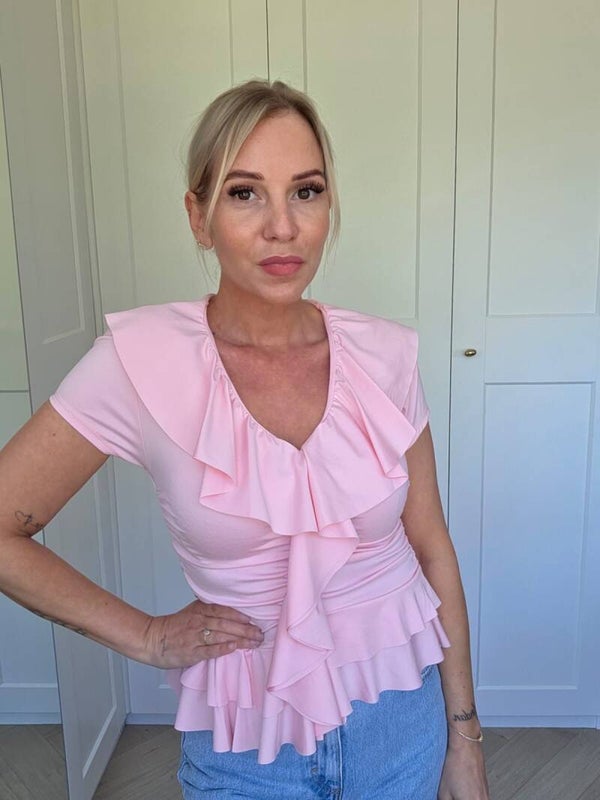 Ruffle elegance top