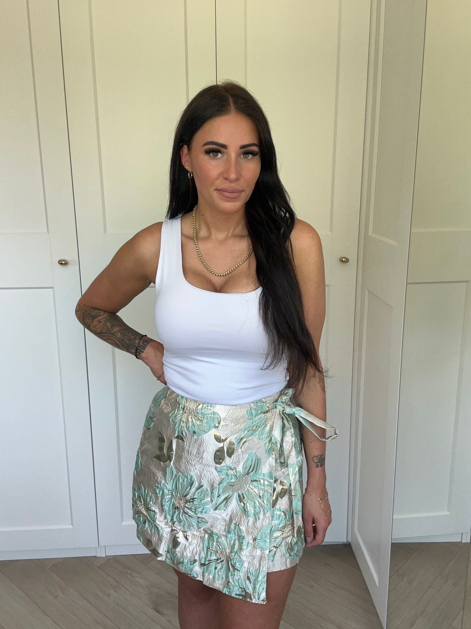 Jacquard skort