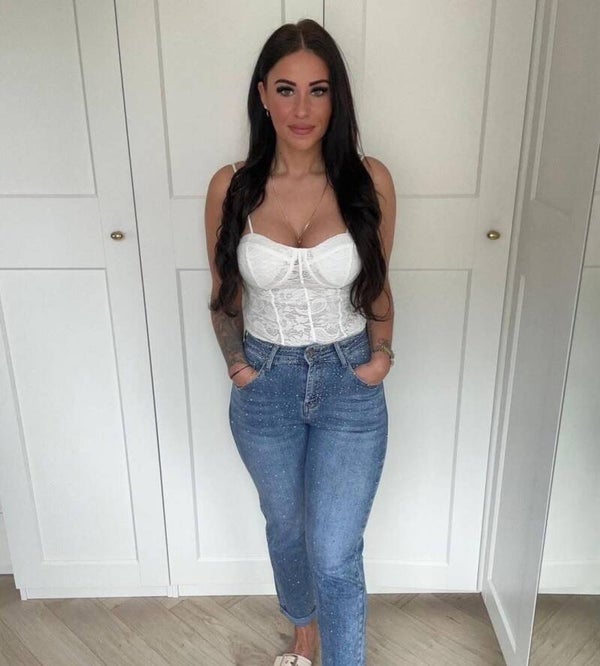 Lace corset top