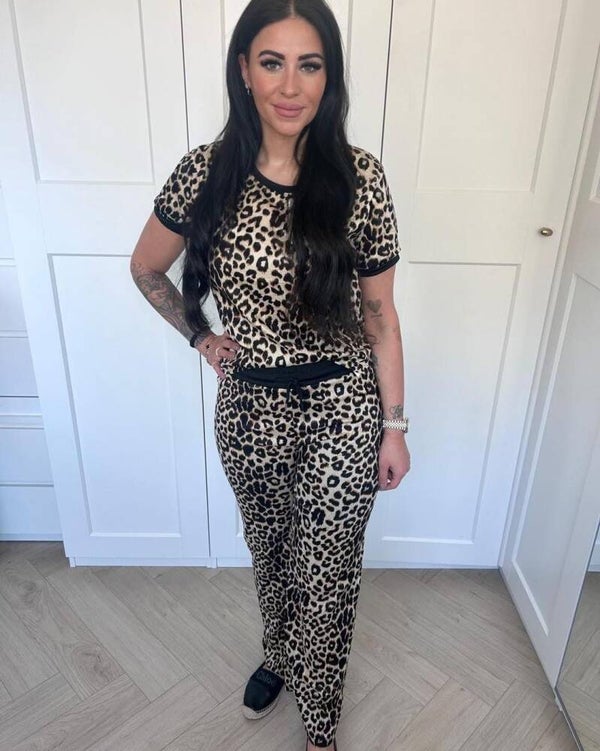 Leopard Lounge set