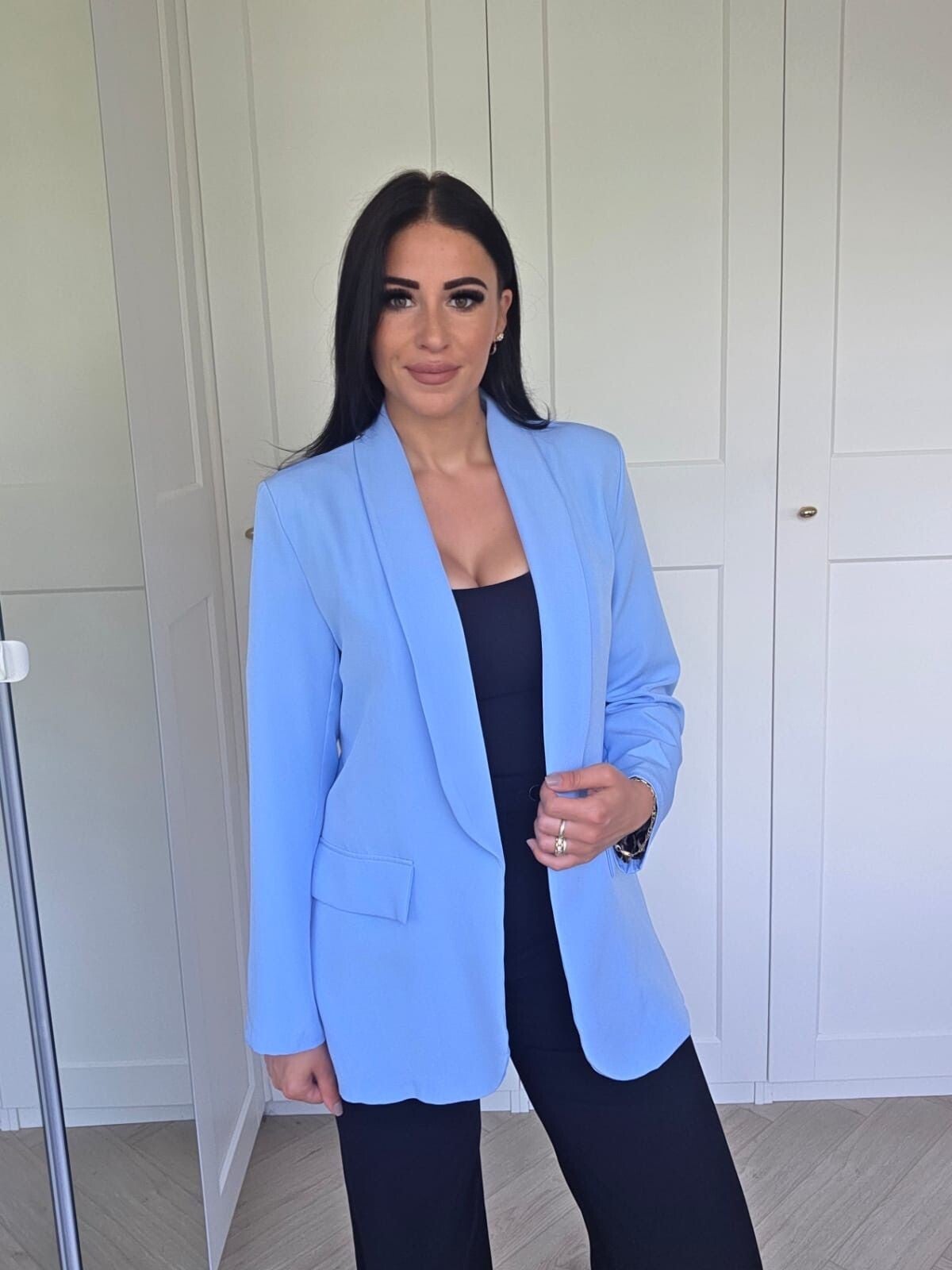 Timeless blue blazer