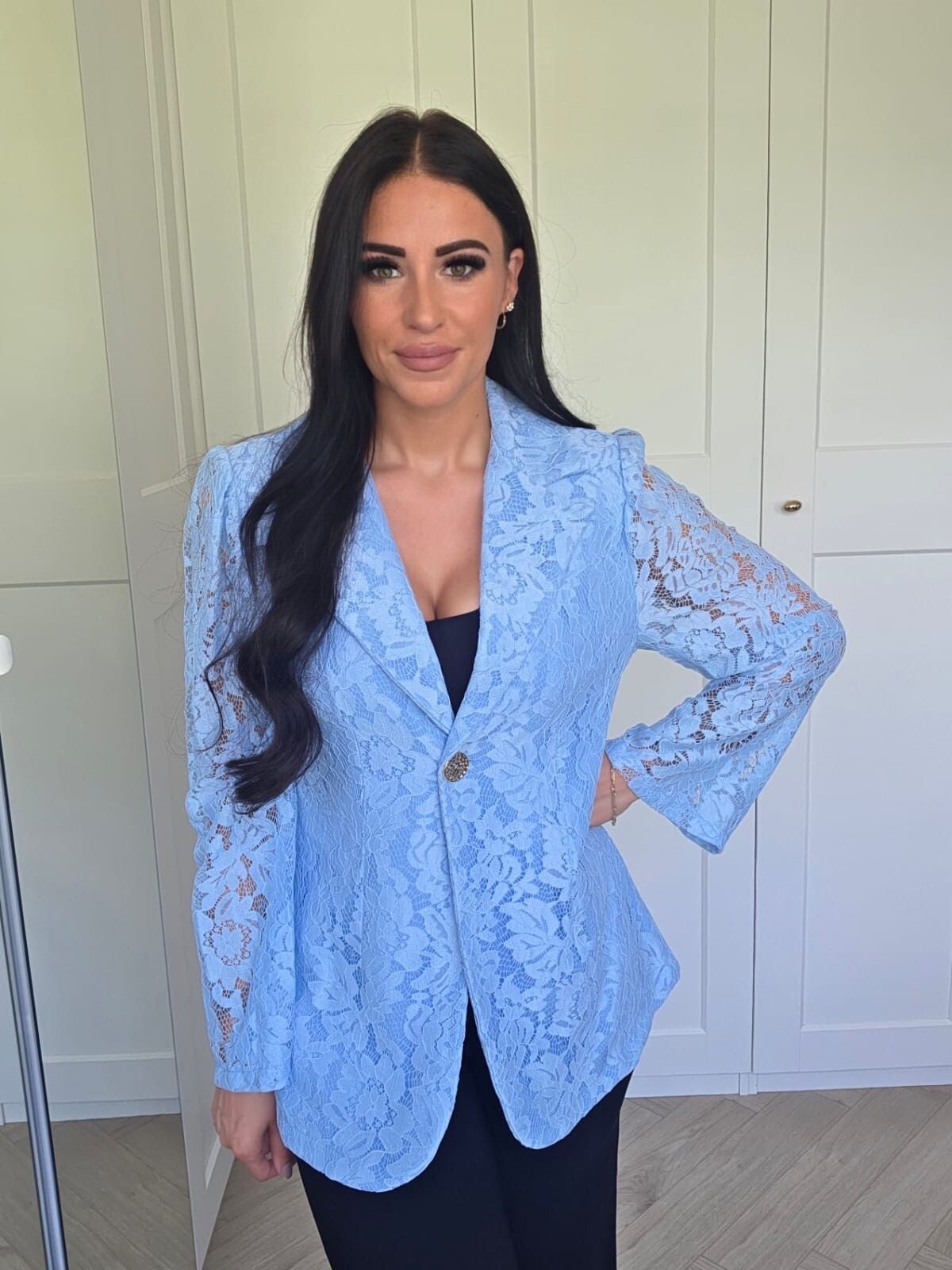 Lace Elegance blazer