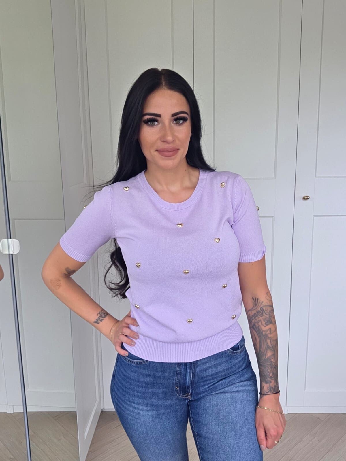 Lila love top