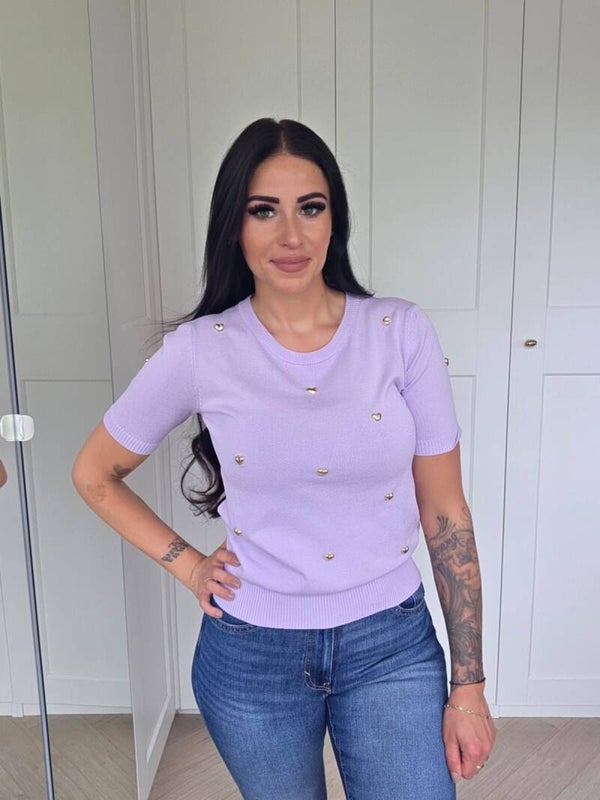 Lila love top