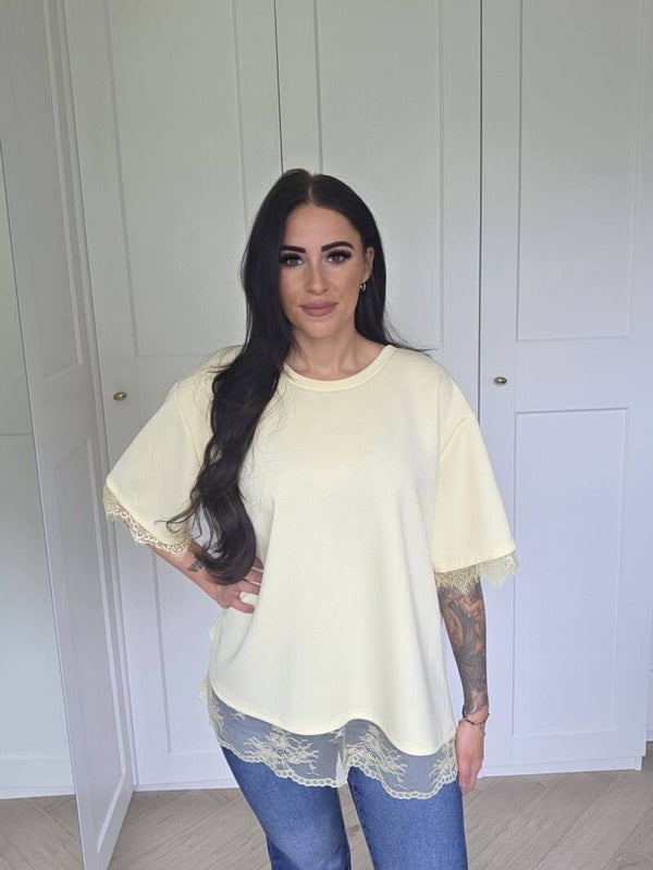 Lace touch top