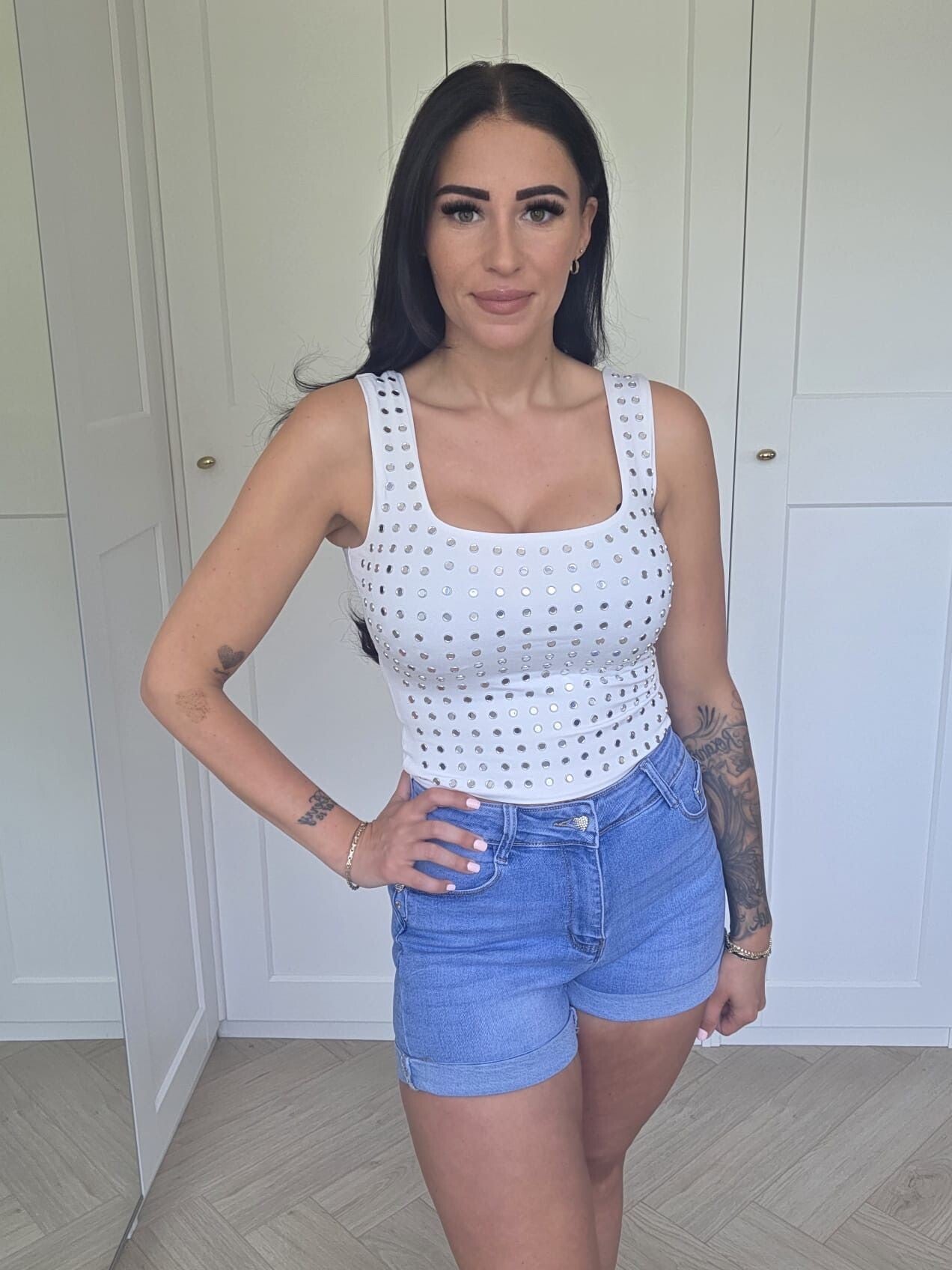 Sparkle stud top
