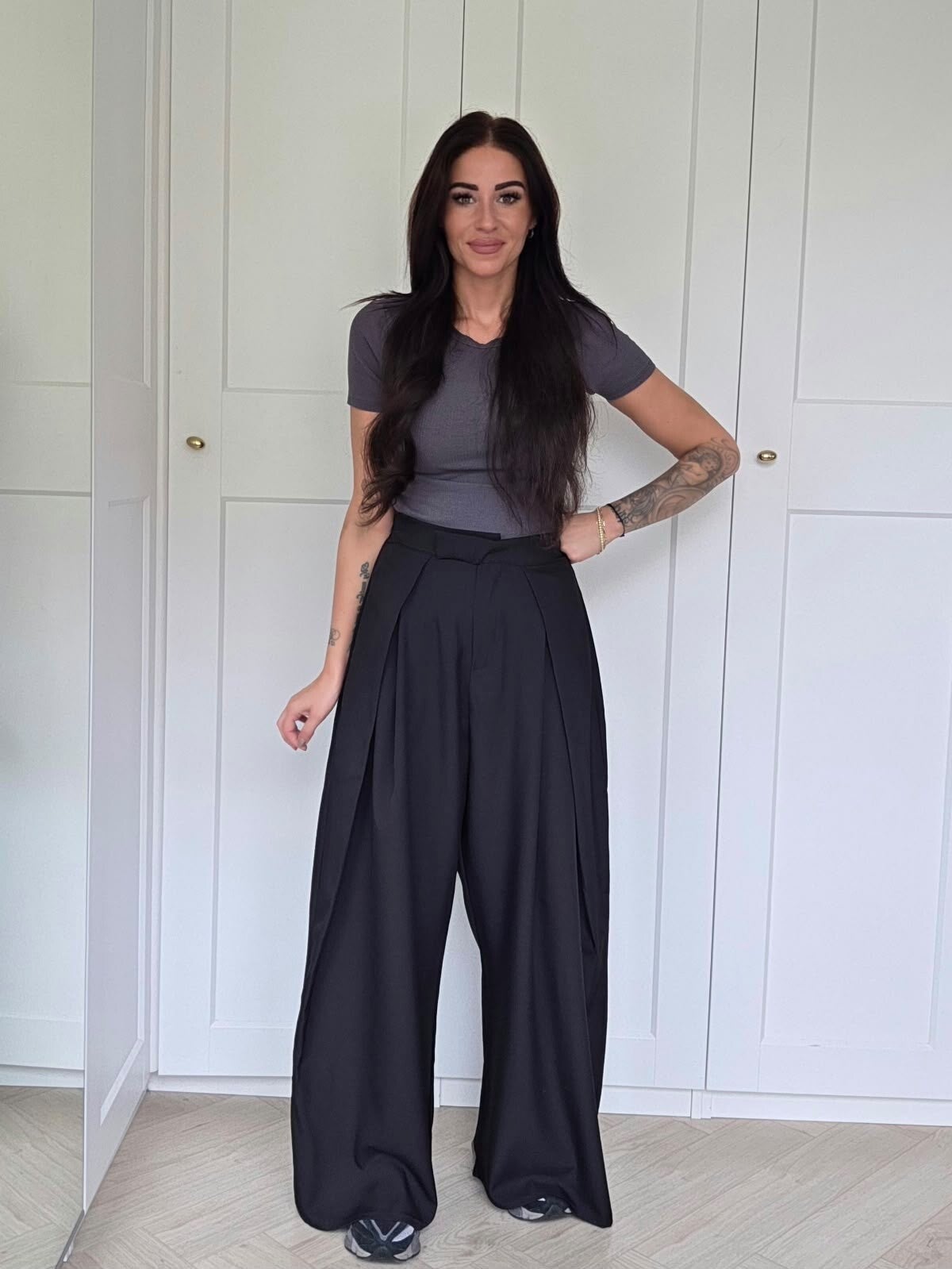 Mila wide leg pantalon