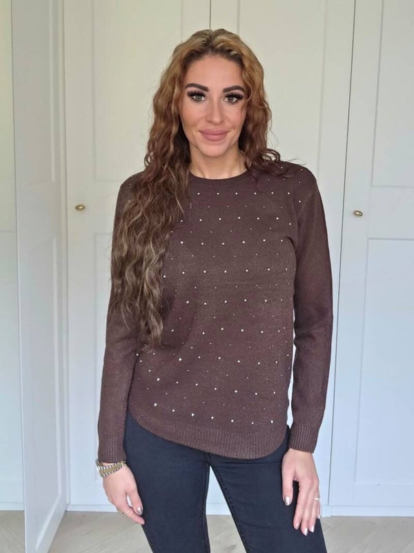 Pearl glow sweater