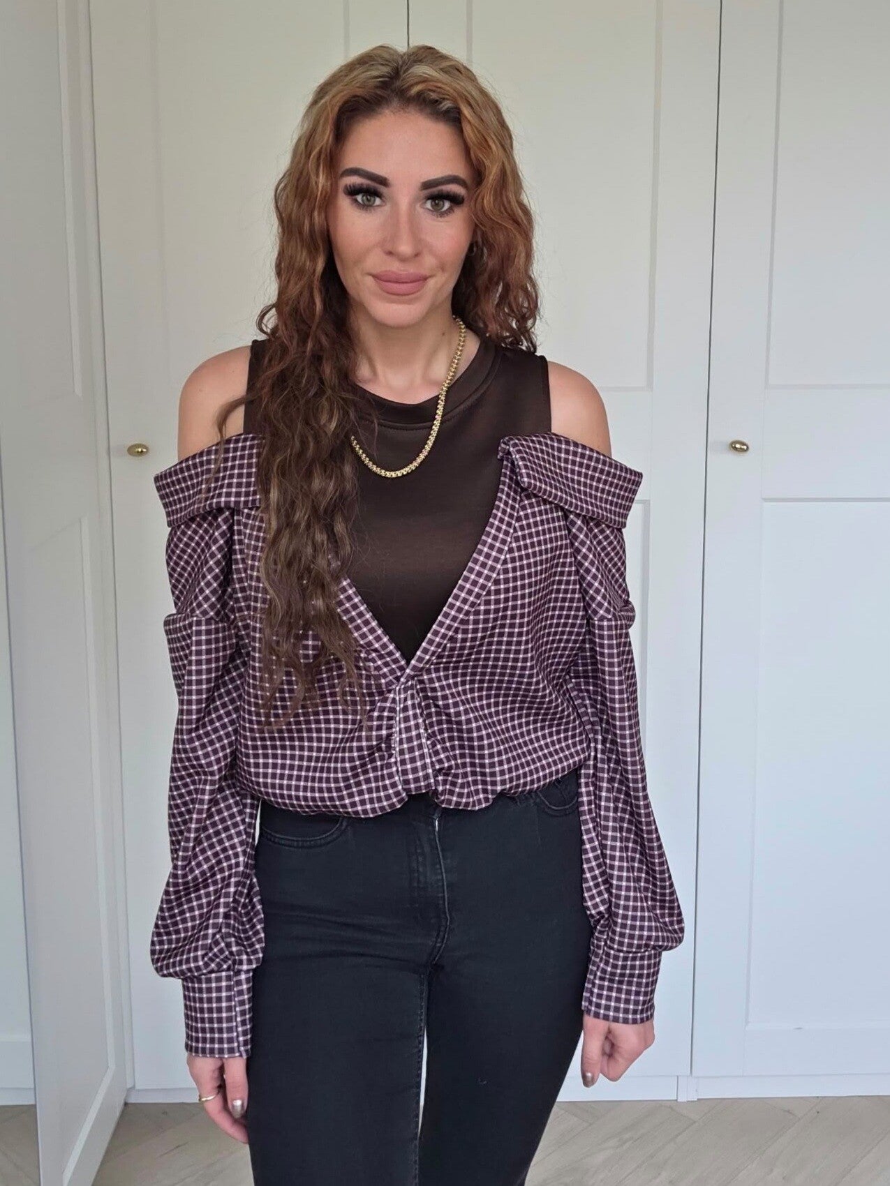 Liv off-shoulder blouse