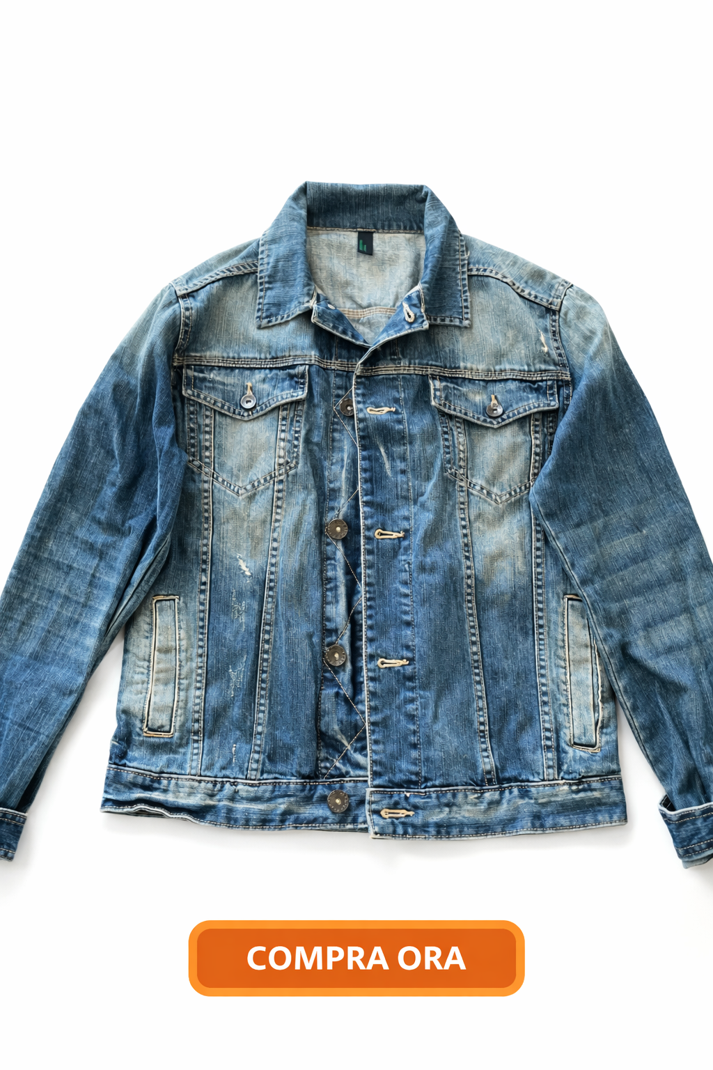 👖 Giacchetto Jeans Benetton – Stile Urbano e Autenticità Senza Tempo