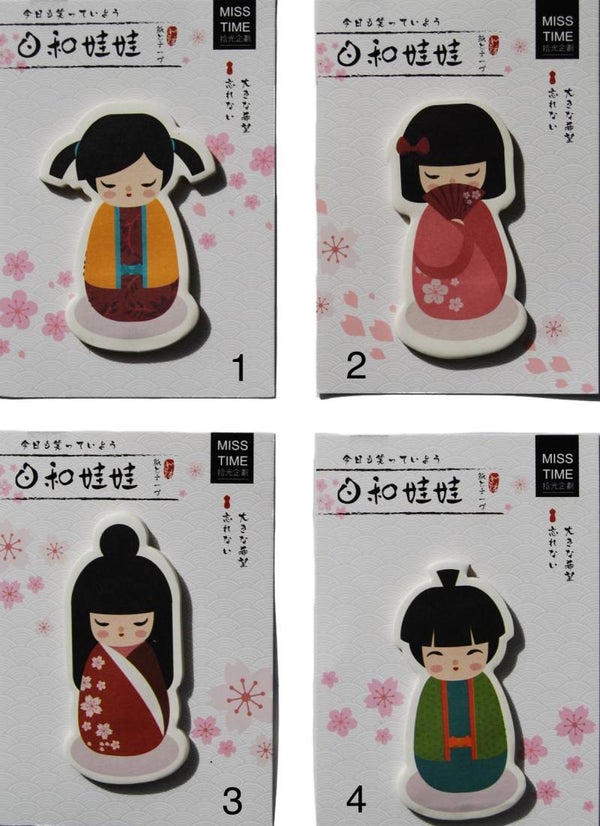 sticky notes geisha