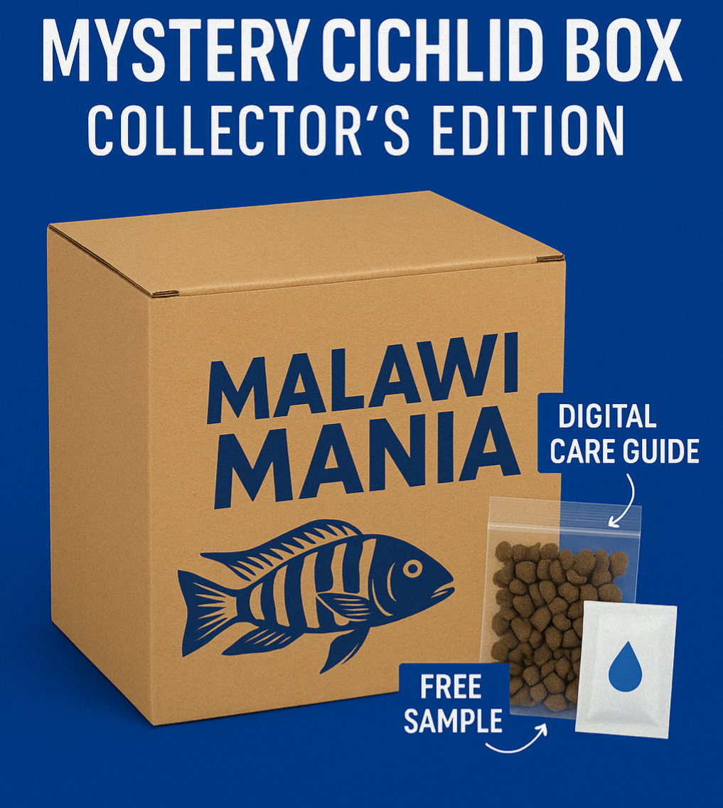 Mystery Cichlid Box – Collector’s Edition (9cm-10cm) male only