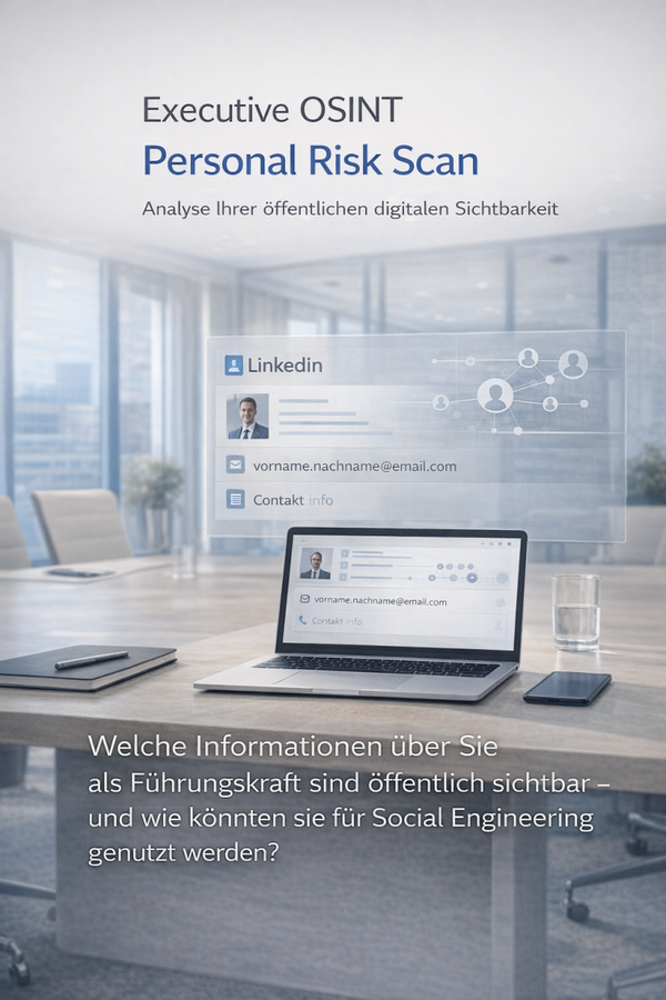 Executive OSINT Personal Risk Scan (Führungskräfte)