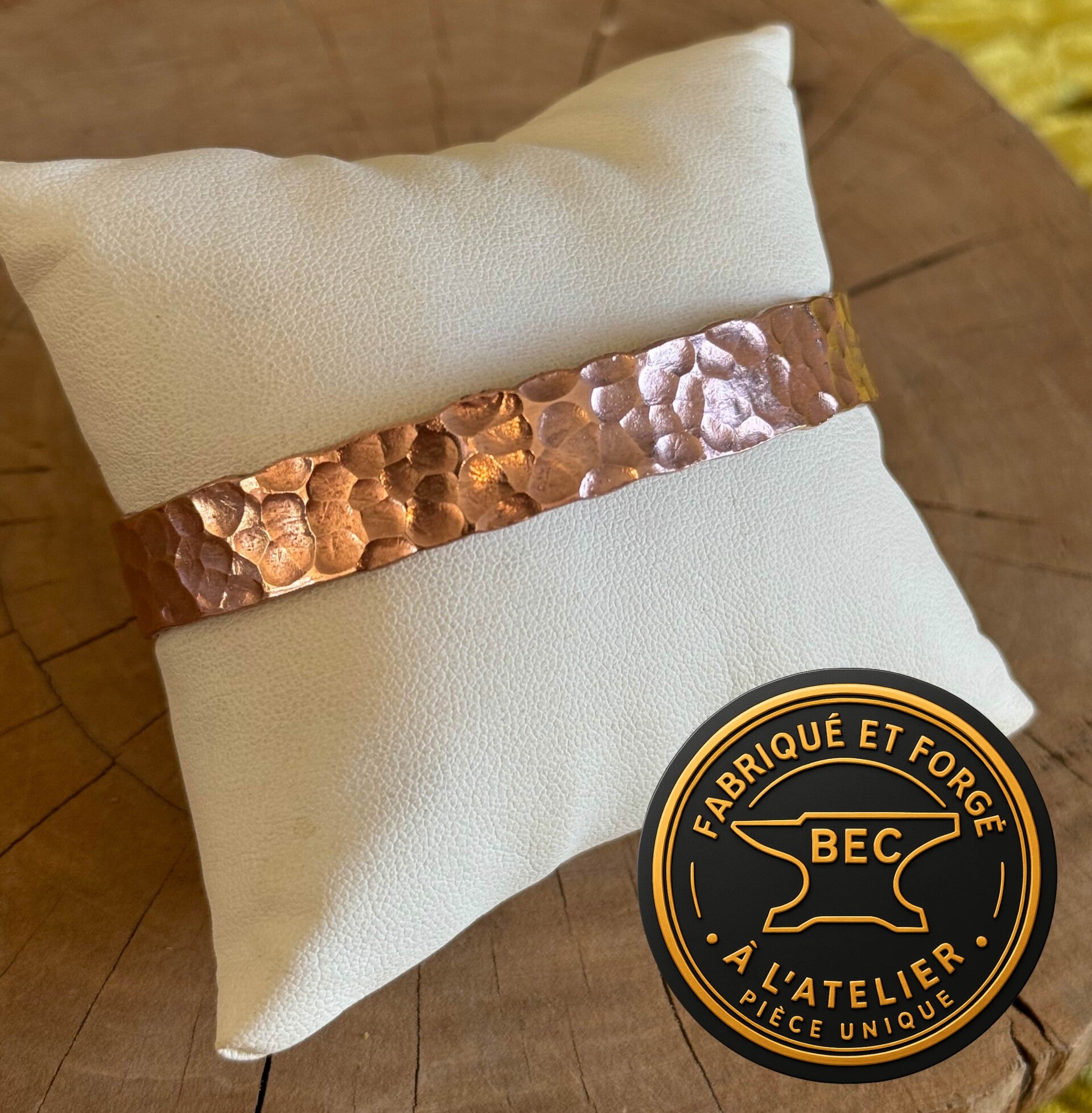Bracelet  "Solis Forge"  en Cuivre Pur