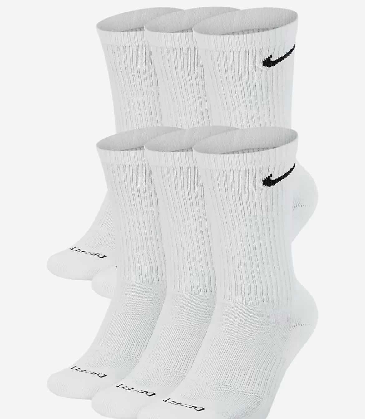 White Nike Socks