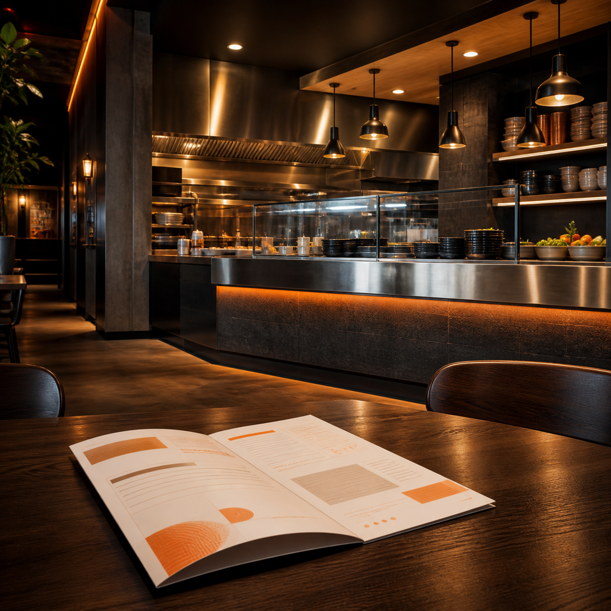 GAC Meatbite counter kitchen branding