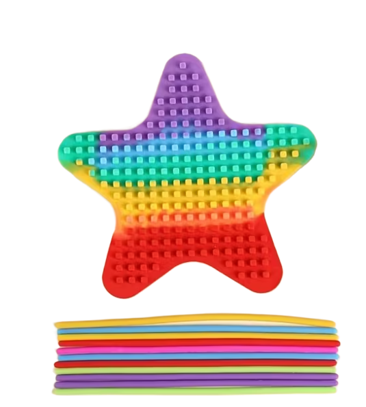 Sensorisch Sterrenpad – met buigbare friemelkoorden