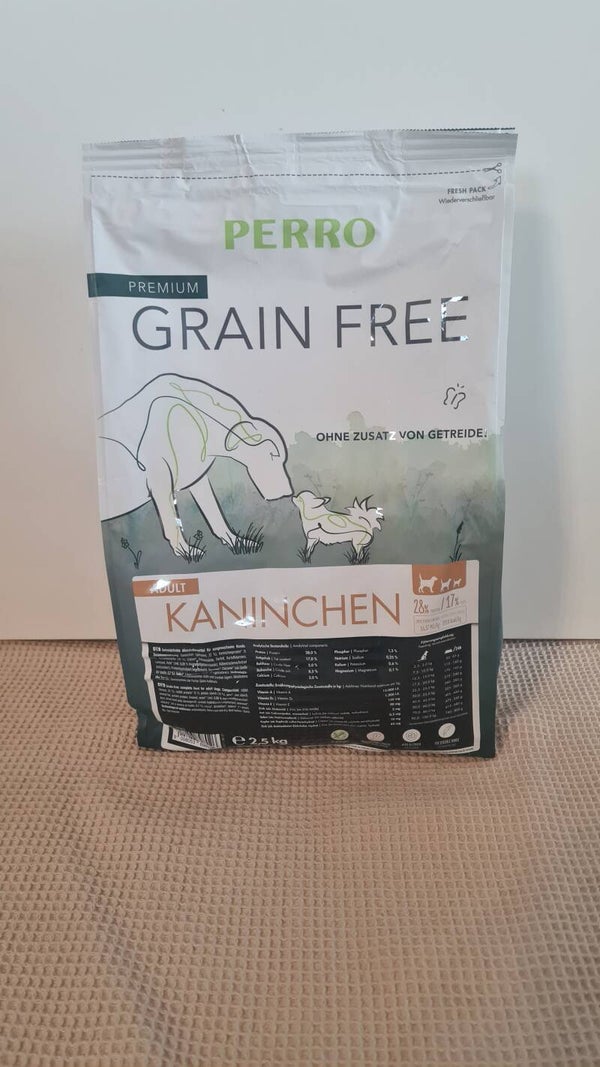 PERRO Grain Free Adult Kaninchen – 2,5 kg