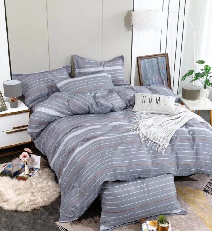 Dekbedovertrek – Micropercal – 240 x 220 cm – Stripes