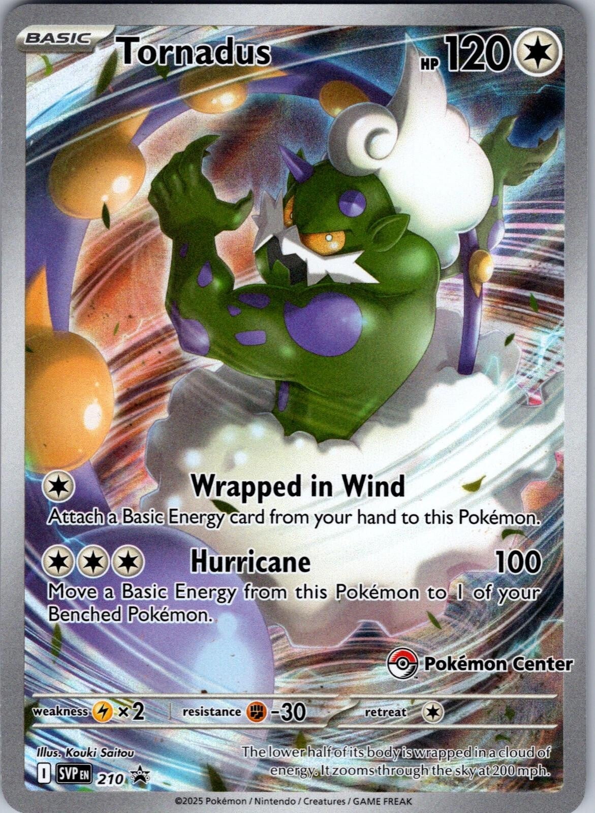 Tornadus SV Promo 210 SEALED (LIVE)