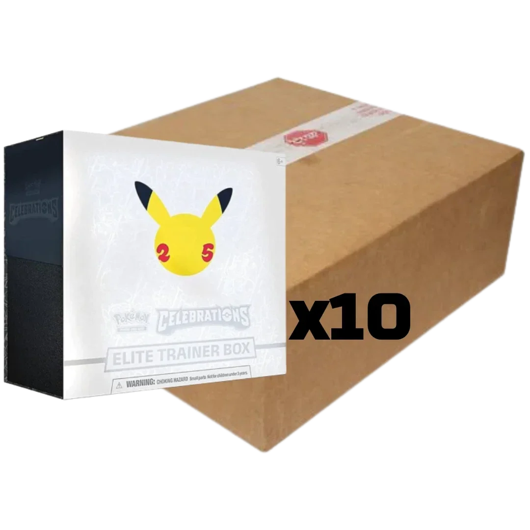 Pokémon TCG Celebrations Elite Trainer Box Case
