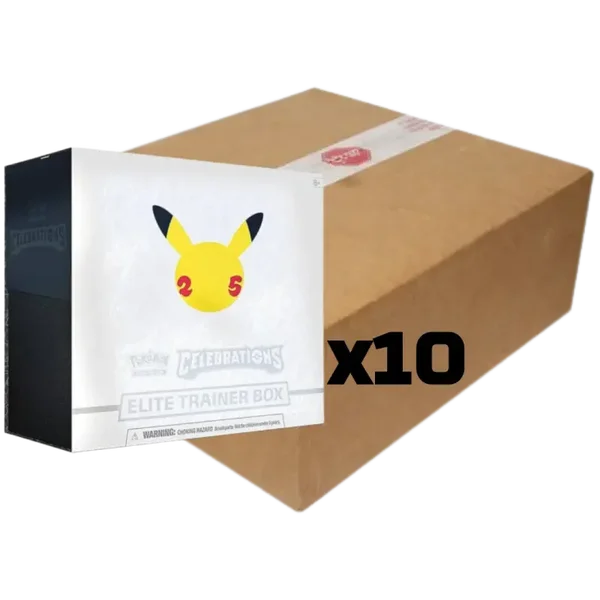 Pokémon TCG Celebrations Elite Trainer Box Case