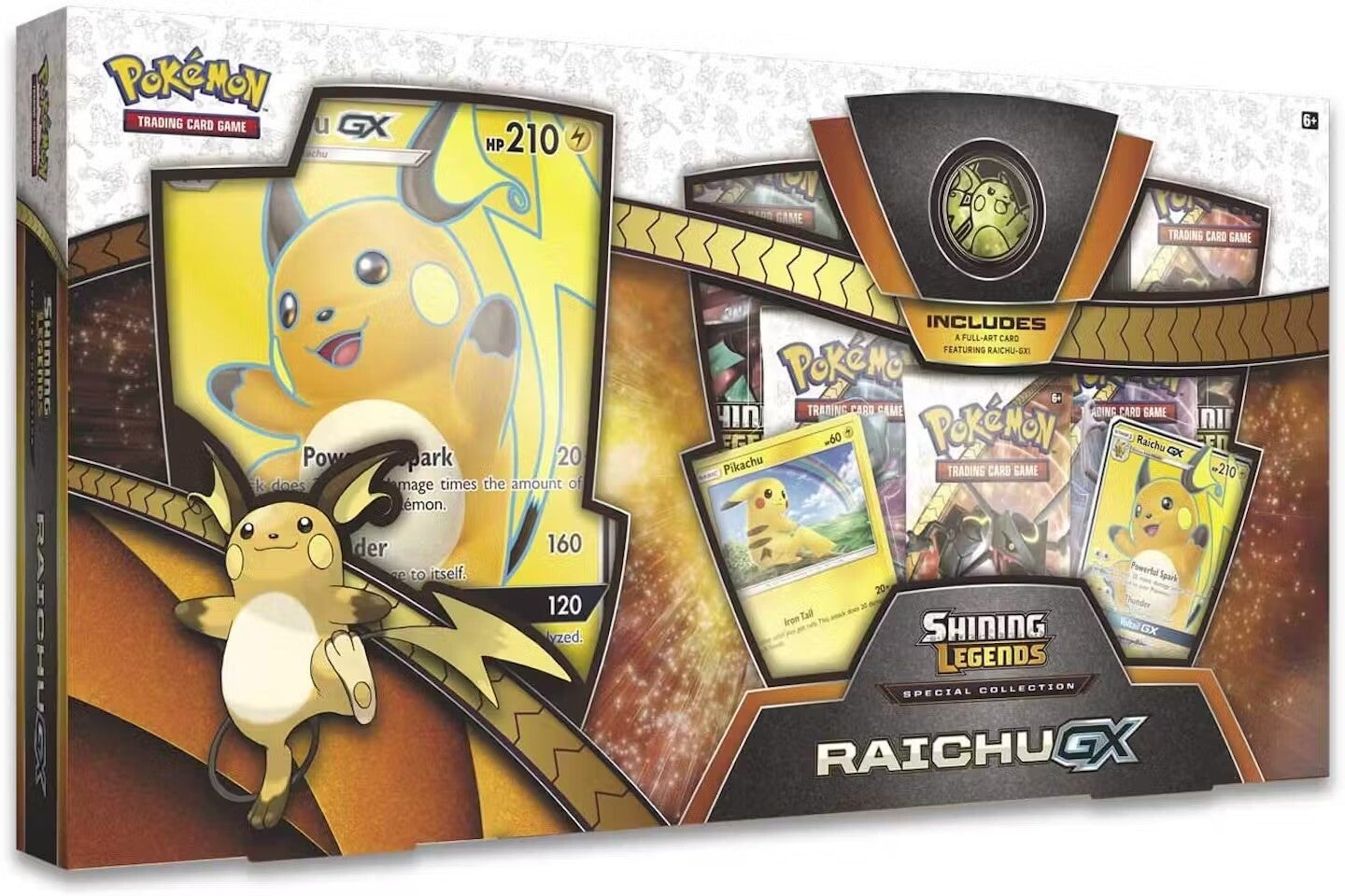 First Edition Shining Legends Raichu GX collection box CASE
