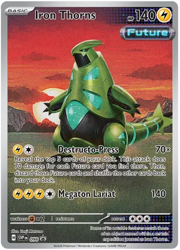 Pokémon TCG: Scarlet & Violet- Blackstar Promo Iron Thorns