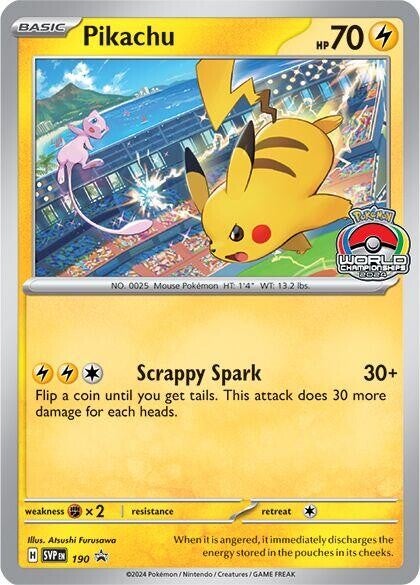 Pokémon Pikachu SVP 197 Promo