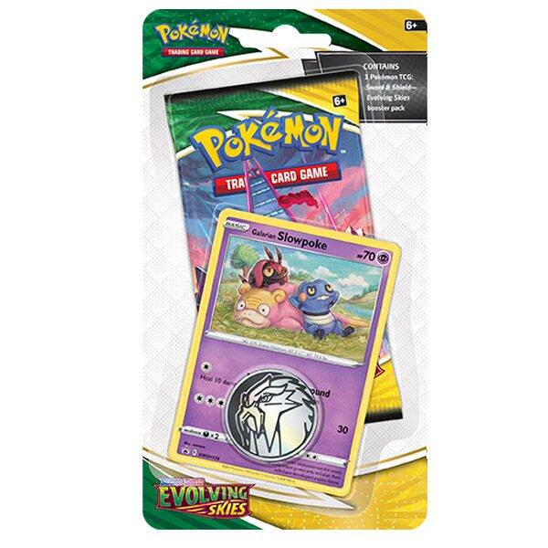 Pokémon Evolving Skies Galarian Slowpoke 1-Pack Blister