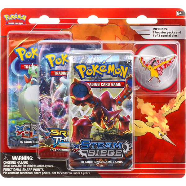 Pokemon XY Moltres 3-pack blister (LIVE)