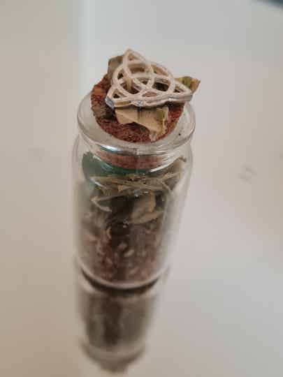 Prosperity/money spell jar